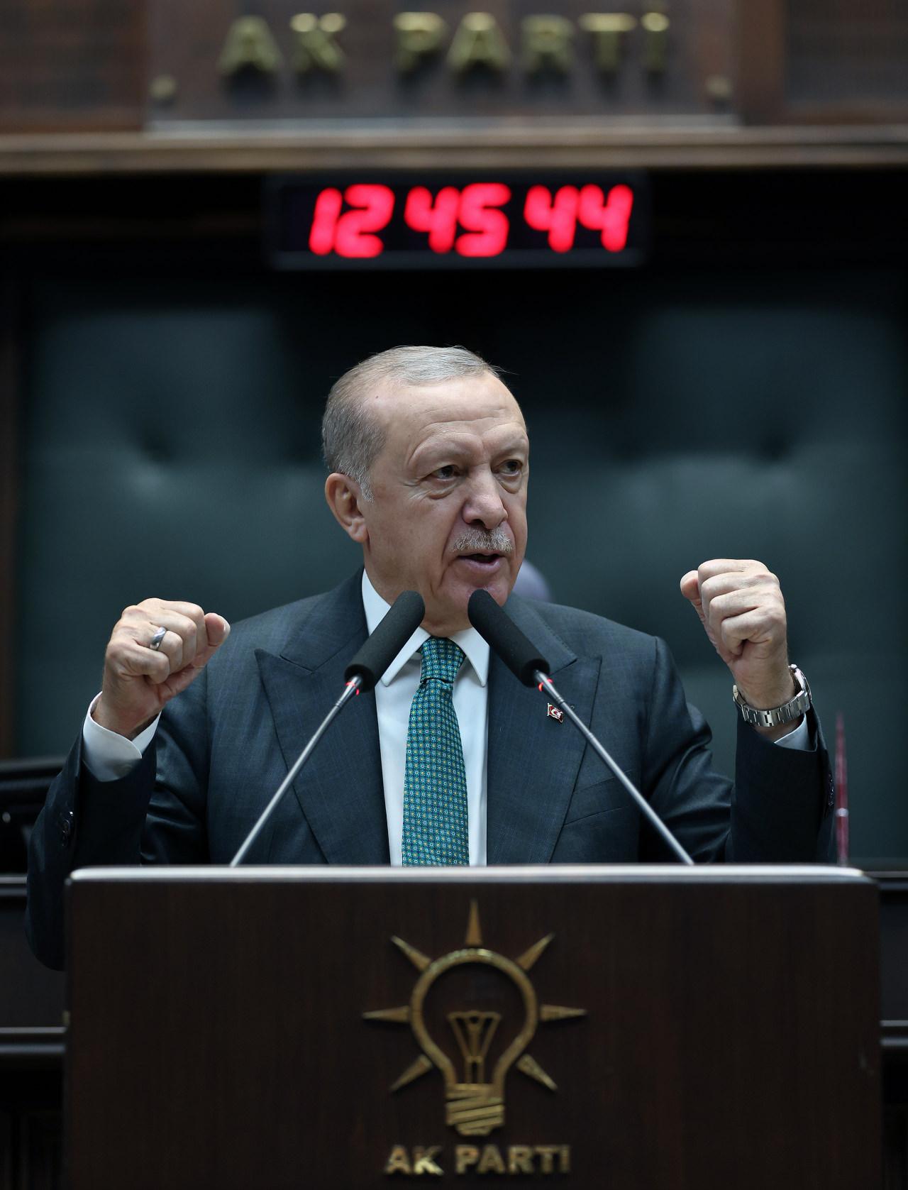 Cumhurbaşkanı ve AK Parti Genel Başkanı Recep Tayyip Erdoğan, partisinin TBMM Grup Toplantısı’na katılarak konuşma yaptı.