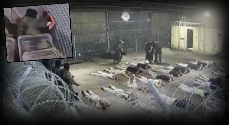 Askeri hapishanenin güvenlik kamerası