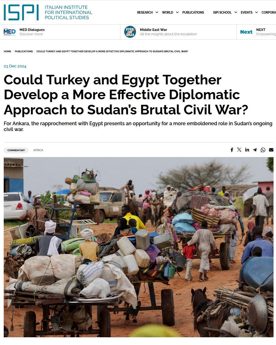 İtalyan Uluslararası Siyasi Araştırmalar Enstitüsü analizi