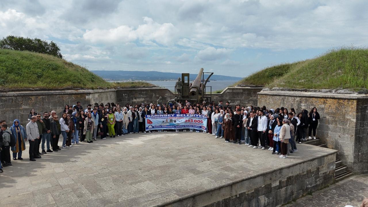 Gazi torunları Çanakkale'de.
