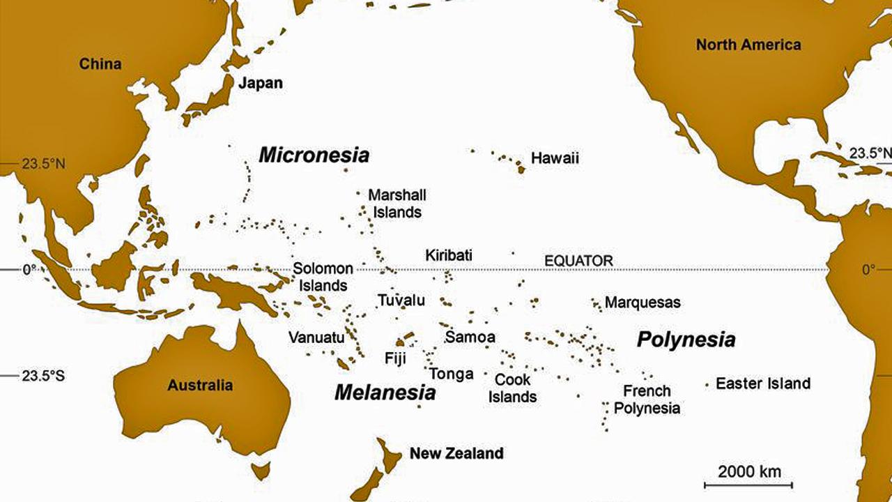 Çin, Avustralya ve Pasifik Okyanusu