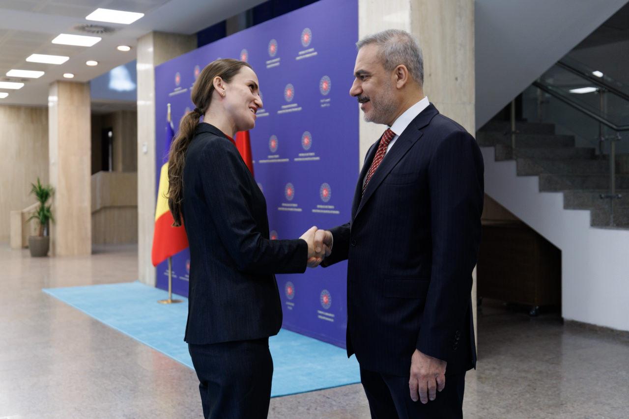 Dışişleri Bakanı Hakan Fidan ve Romanya Dışişleri Bakanı Oana Toiu