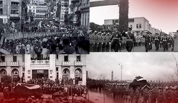 Tarihi fotoğraflar arşivden çıktı: Türkiye yasta işte böyle yürüdü!