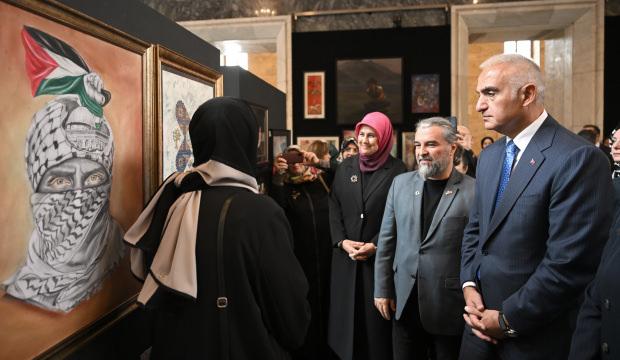TBMM'de Gazze konulu sanat sergisi açıldı