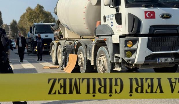Yalova'da beton mikserinin altında kalan yaya öldü