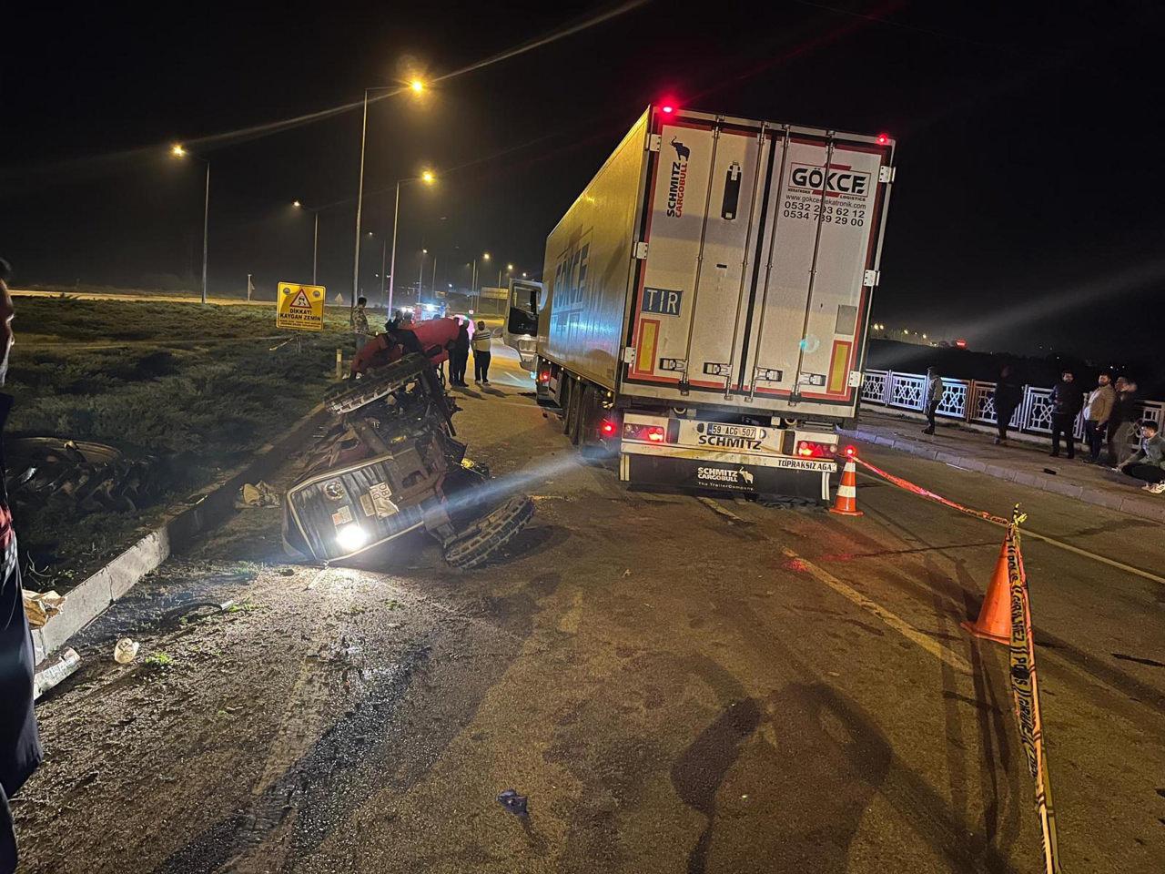 Kaza yeri görüntüsü 