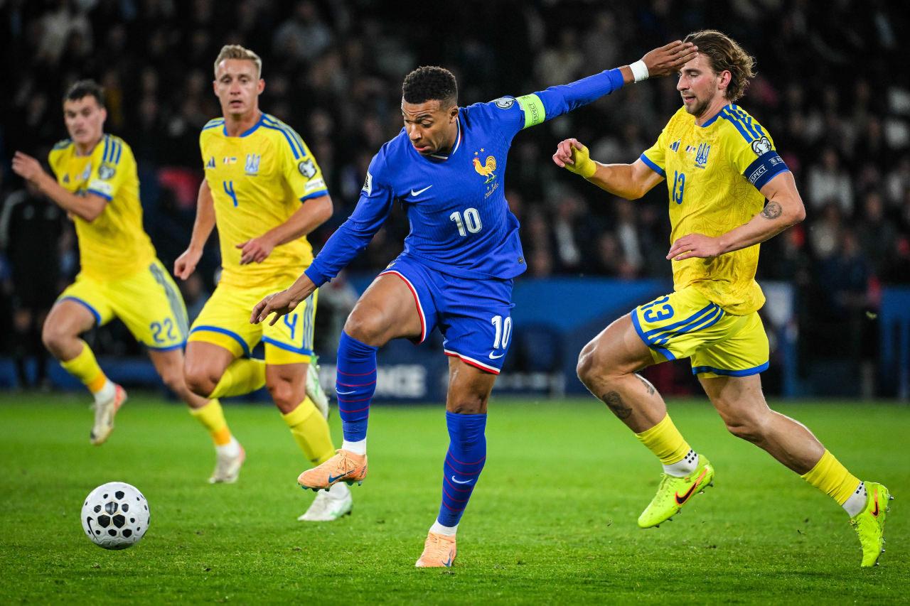 Fransa'nın Ukrayna'yı 4-0 mağlup ettiği müsabakada Kylian Mbapp, 13 Kasım 2025