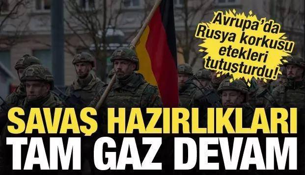 Savaş hazırlıkları tam gaz: Almanya yeni askerlik modeli için düğmeye bastı