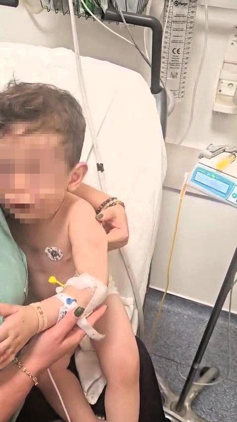 Aren bebek hastaneye darbedilmiş halde götürüldü.