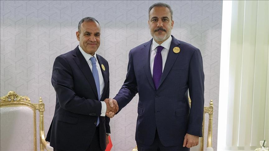 Mısır Dışişleri Bakanı Bedr Abdulati ve Dışişleri Bakanı Hakan Fidan