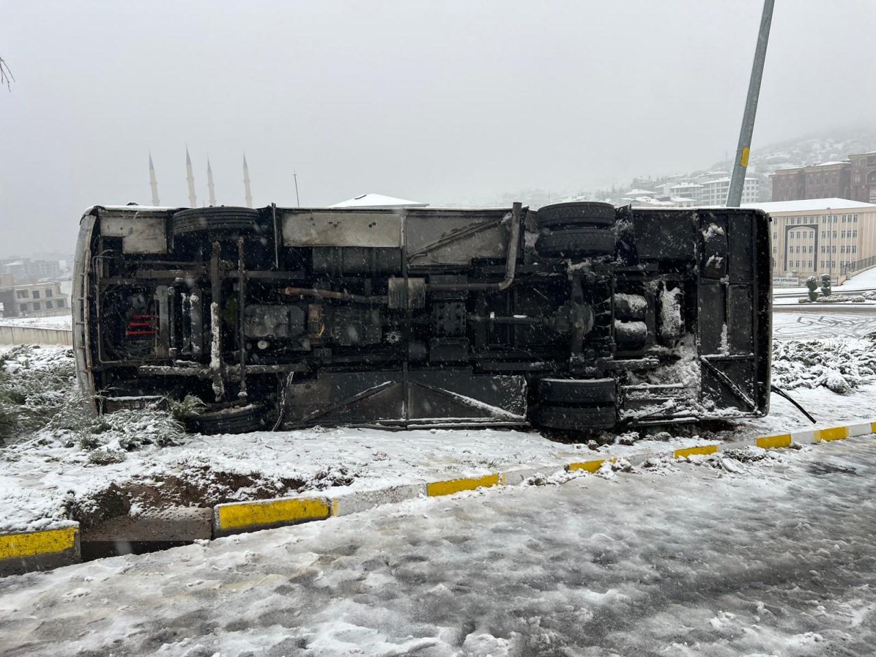 14 işçi yaralandı.