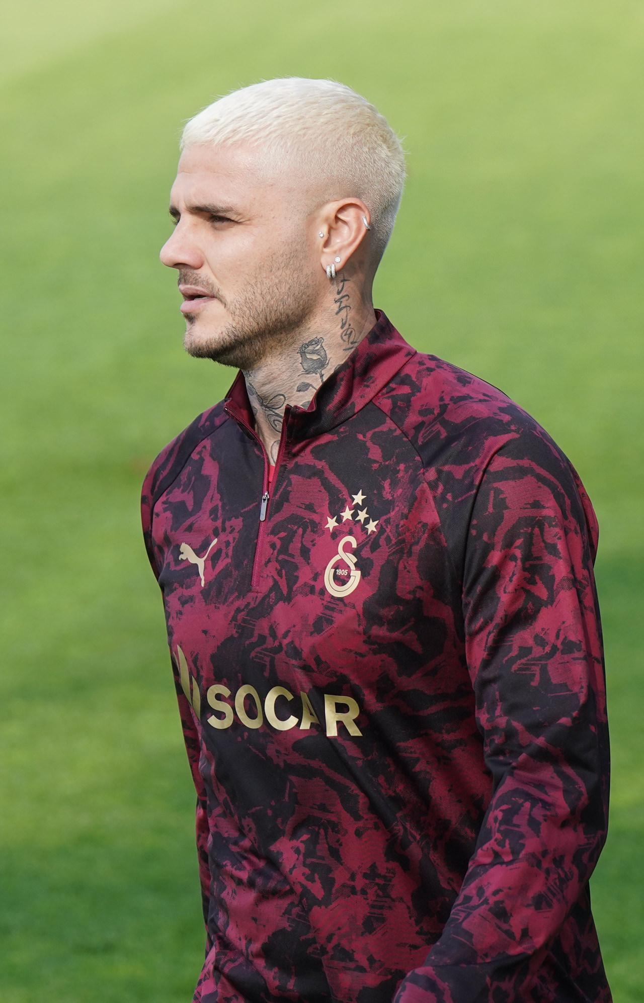 Mauro Icardi, Galatasaray antrenmanında, 4 Kasım 2025