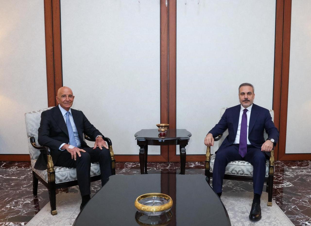 ışişleri Bakanı Hakan Fidan ve ABD’nin Ankara Büyükelçisi Tom Barrack