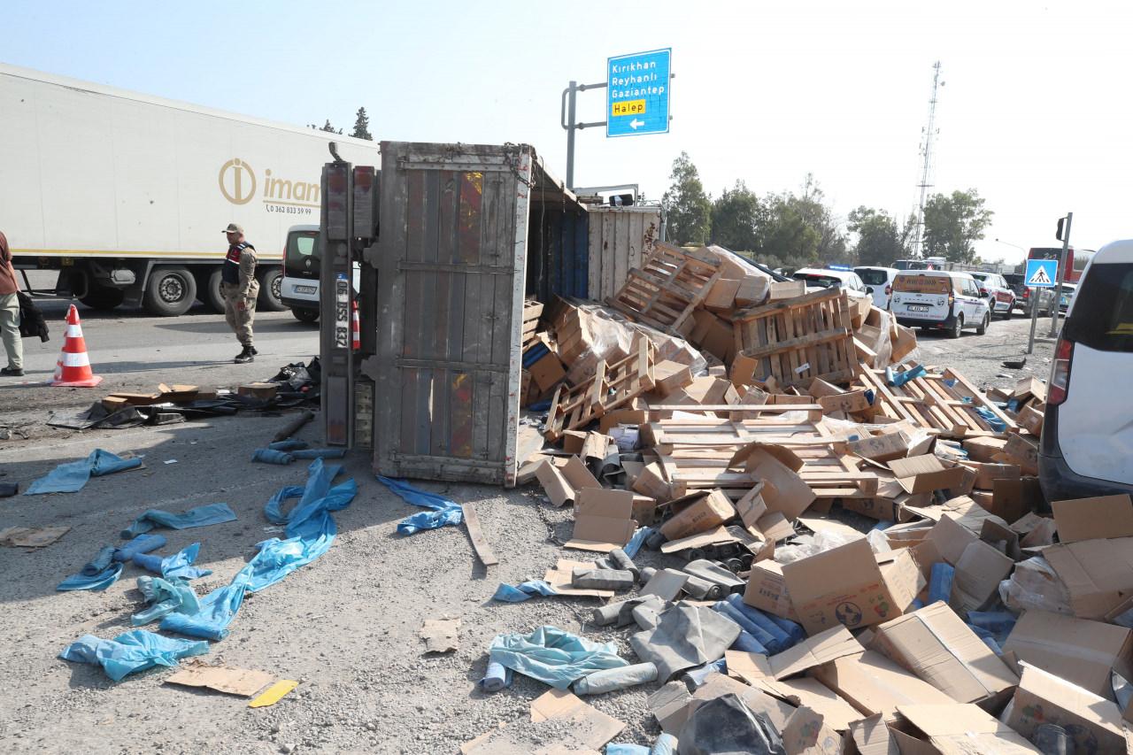 Kaza yerinden görüntüler