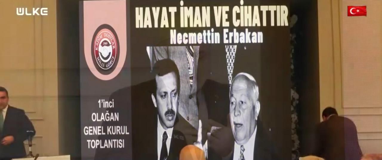 Programda Necmettin Erbakan da anıldı. 