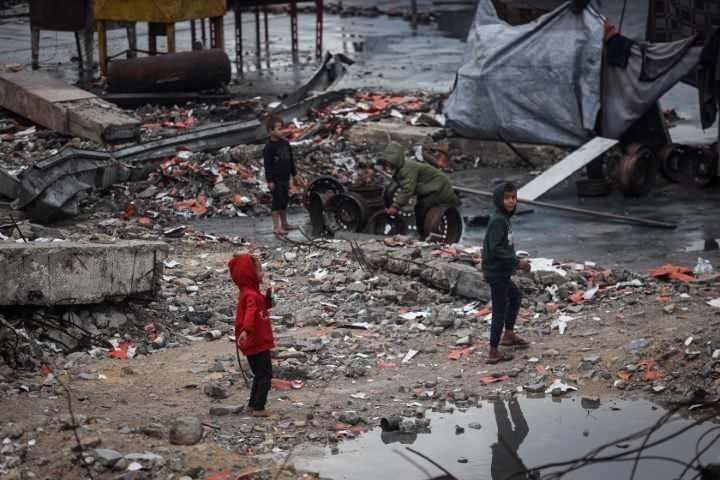 Gazze'de ağır kış şartları