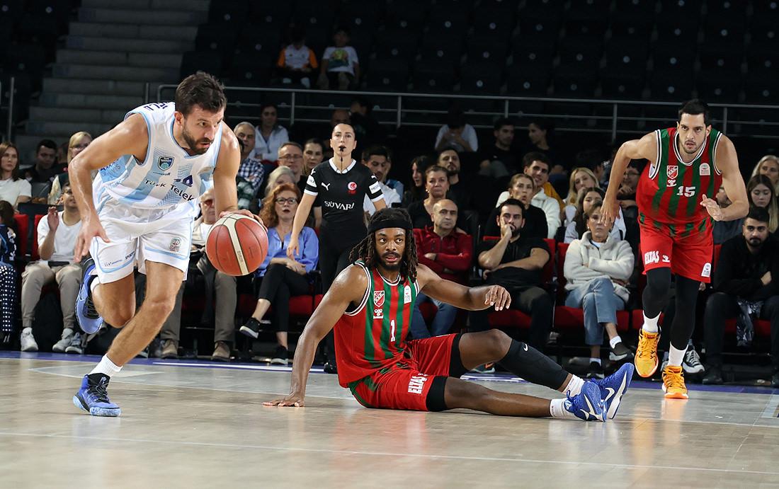Türk Telekom - Karşıyaka arasındaki Türkiye Sigorta Basketbol Süper Ligi karşılaşmasından bir görüntü, 8 Kasım 2025