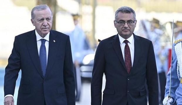 Son dakika... KKTC Cumhurbaşkanı Erhürman, Erdoğan ile bir araya geldi