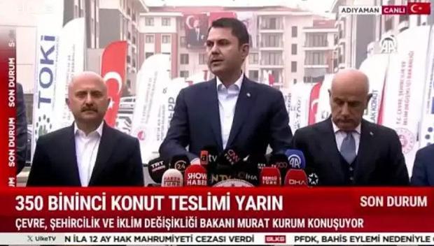 Çevre, Şehircilik ve İklim Değişikliği Bakanı Murat Kurum