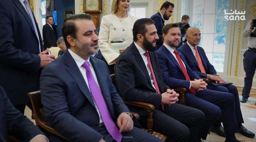 Suriye Dışişleri Bakanı Esad Hasan Şeybani ve Devlet Başkanı Ahmed Şara, ABD