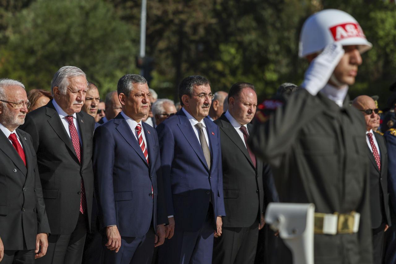 KKTC'nin 42. yıl dönümünde düzenlenen törenden bir kare