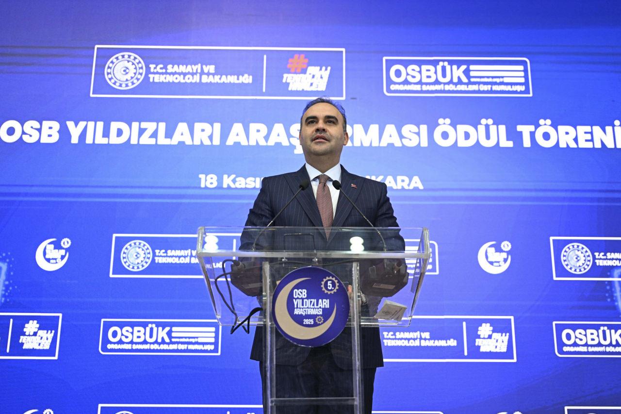 Sanayi ve Teknoloji Bakanı Mehmet Fatih Kacır