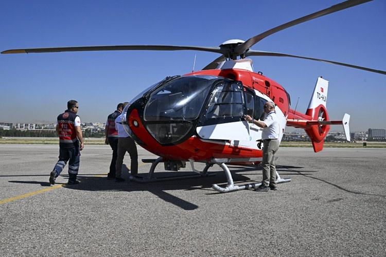 Gökbey ambulans helikopter