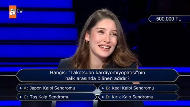 Milyoner'de 500 bin TL değerindeki soru