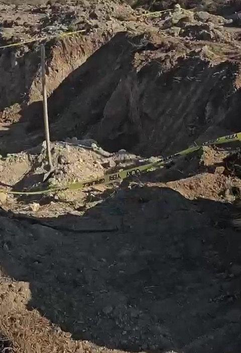 Bölgede kazı çalışması başlatıldı.