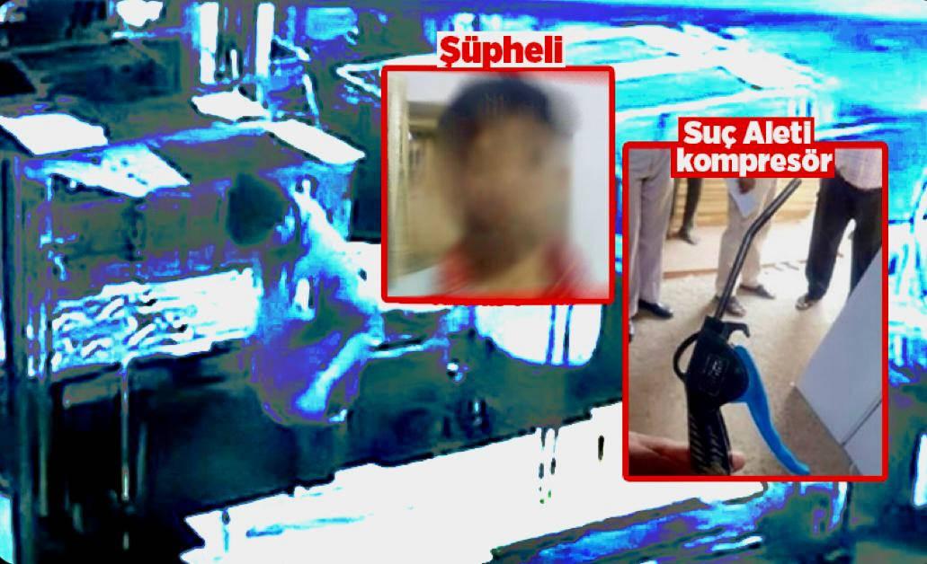 Şanlıurfa’nın Bozova ilçesindeki marangoz atölyesinde çırak olarak çalışan M.K.’ye (15), Habib Aksoy tarafından makat bölgesine kompresörle hava verildi.