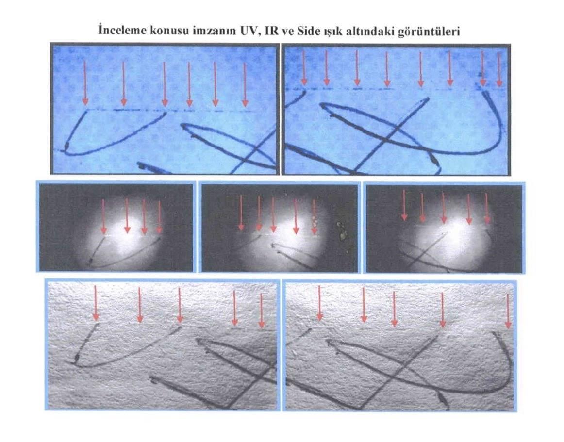 Çerçeveleme yöntemiyle imza aktarımı yapılmış.