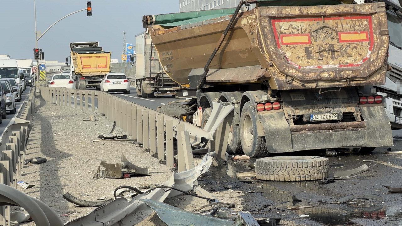 Kaza yerinden görüntüler