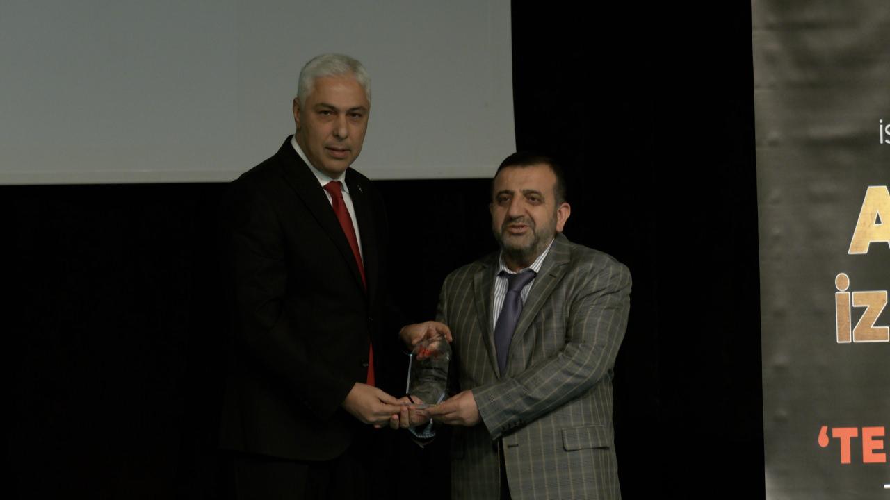 Ödül gecesinden kare