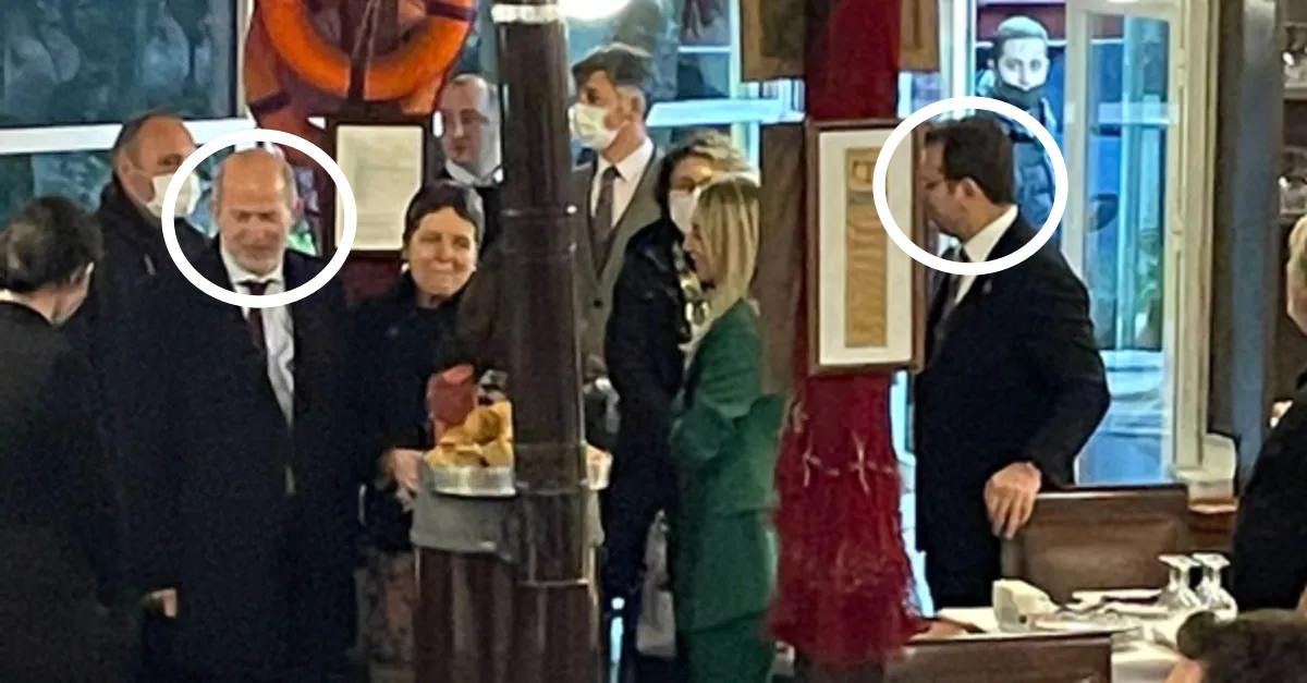 Chilcott ile İmamoğlu'nun restorant buluşması