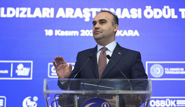 Bakan Kacır, "OSB Yıldızları Araştırması Ödül Töreni"nde konuştu