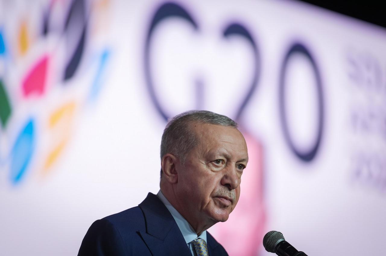 Cumhurbaşkanı Erdoğan, G20 Liderler Zirvesi'nin ardından basın toplantısında konuştu.