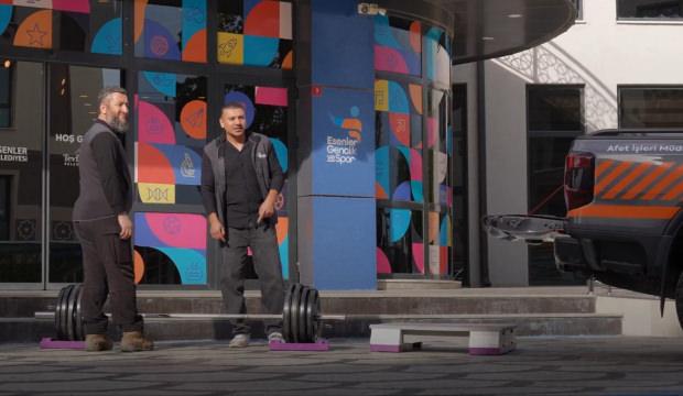 Esenlerli gençlerden Naim Süleymanoğlu’na anlamlı anma