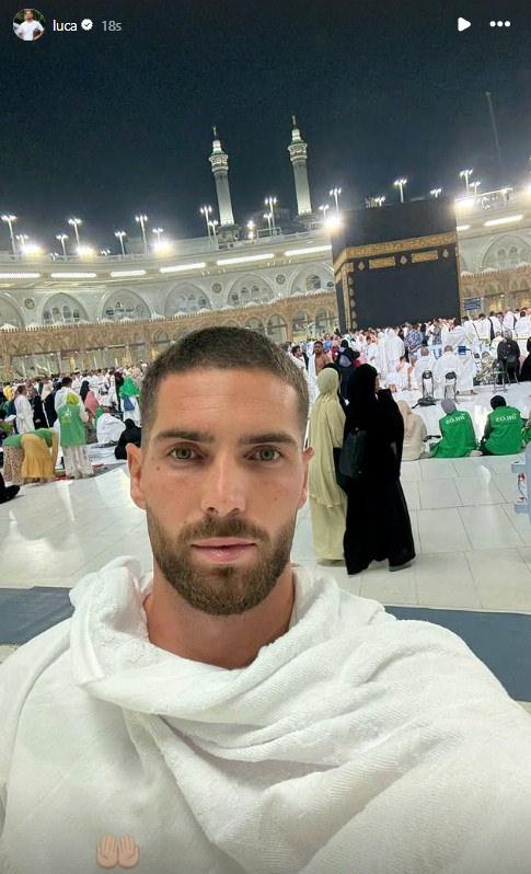 Luca Zidane'ın paylaşımı