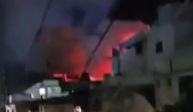  İsrail Lübnan'ın güneyindeki Filistin mülteci kampını vurdu: 13 ölü