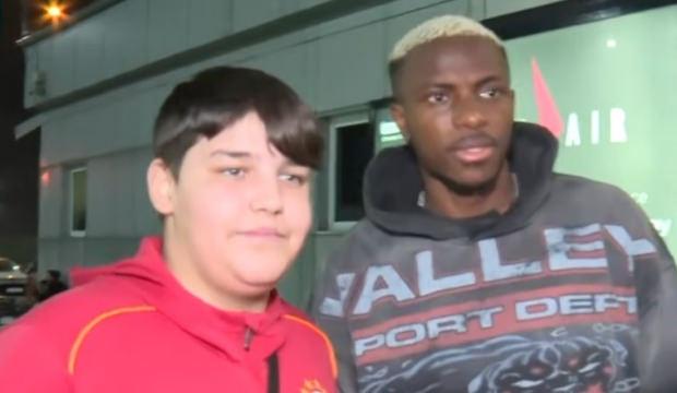 Osimhen İstanbul'a geldi: Uçaktan iner inmez tek cümlelik açıklama