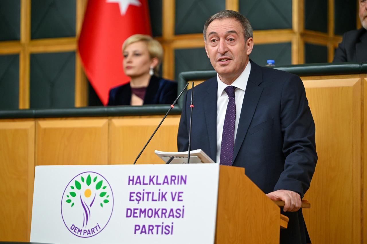 DEM Parti Eş Genel Başkanı Tuncer Bakırhan, partisinin TBMM grup toplantısına katıldı.