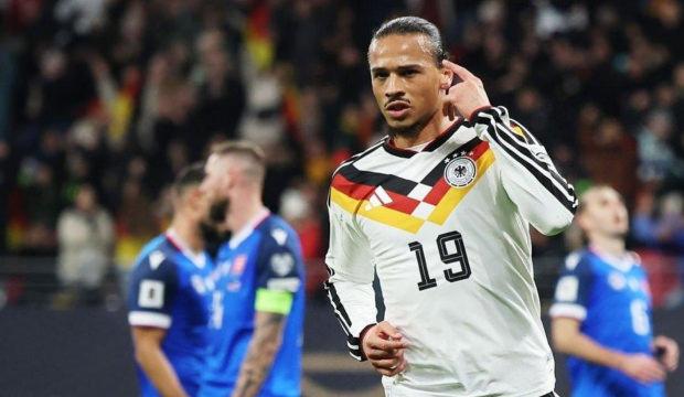 Sane maça damga vurdu! Almanya Skriniar'ın ülkesine tarihi fark attı