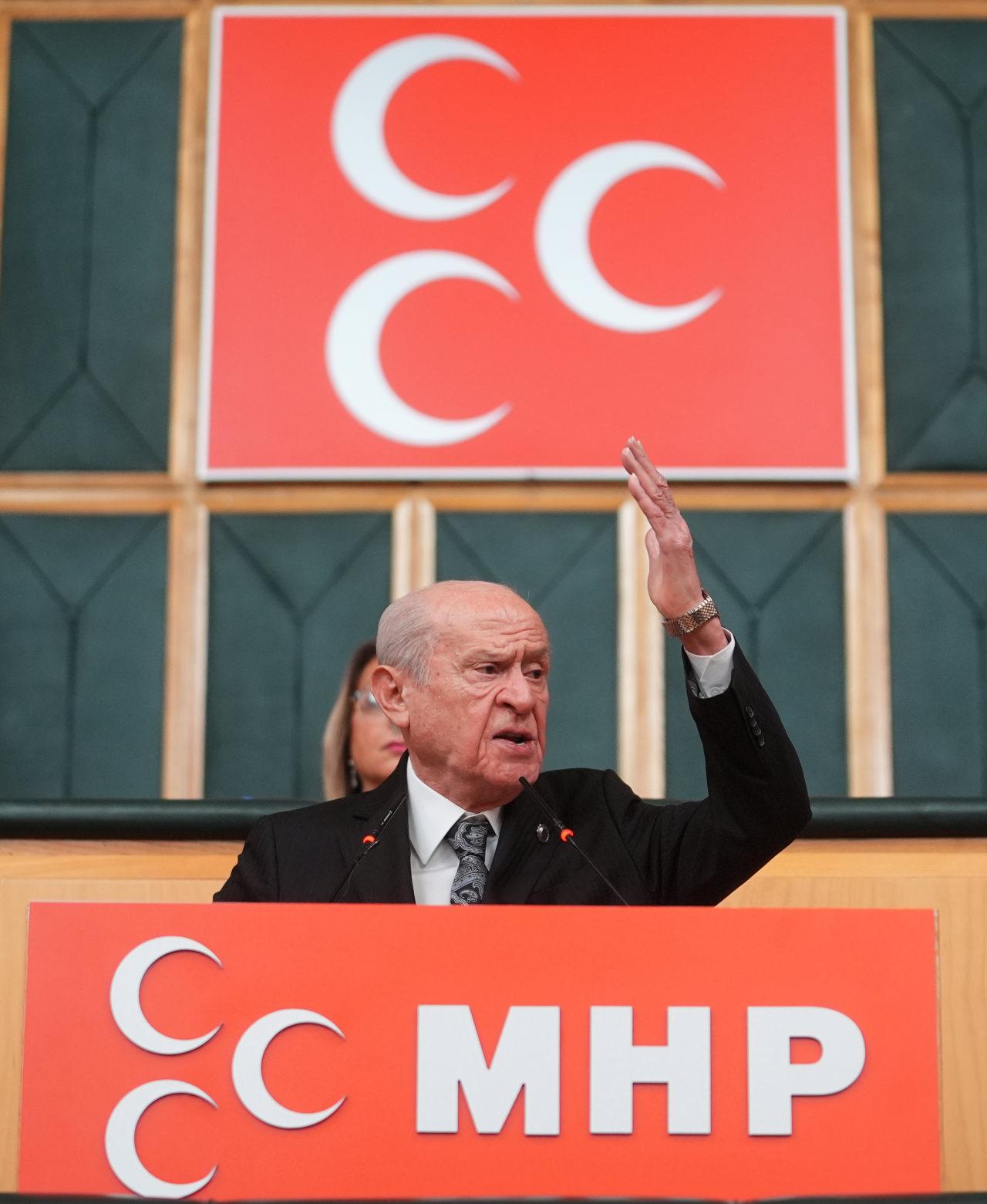 Bahçeli, toplantıda gündeme ilişkin değerlendirmelerde bulundu.