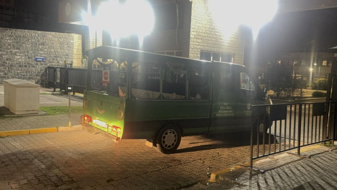 Baba Servet Böcek'in cenazesi Adli Tıp Kurumuna getirildi.