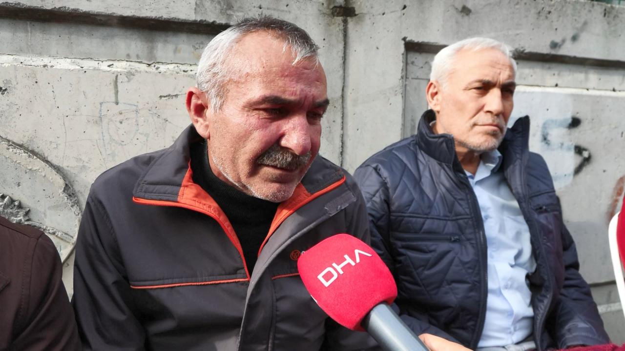 Çocuğunu kaybeden acılı baba konuştu. 