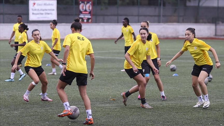 ALG Spor antrenmanından bir görüntü.