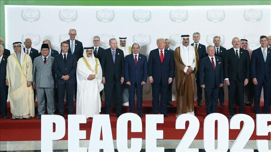 2025 Gazze Barış Zirvesi'ndeki liderler