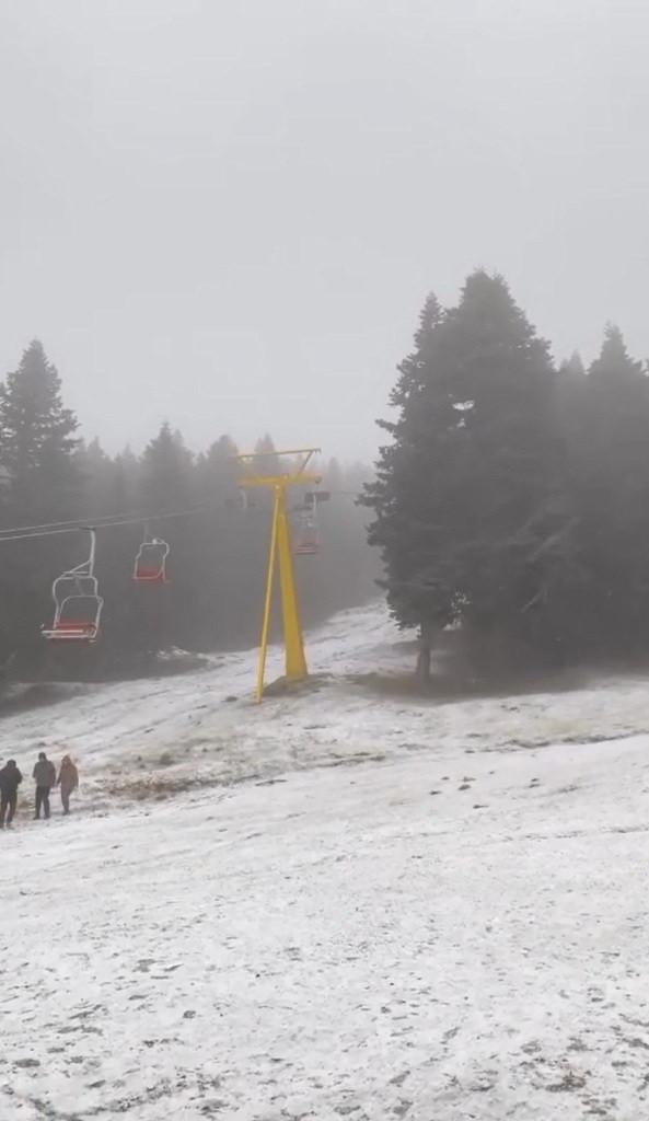Bursa'da etkili olan kar yağışı