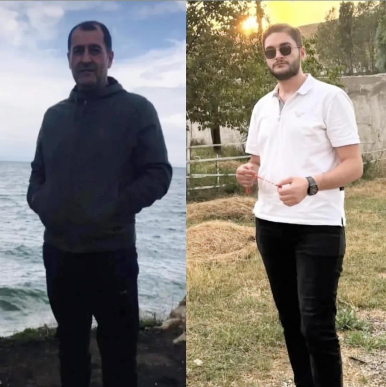 Nihat Özeler (47) (solda) ile oğlu Abdulkerim Özeler (21) 