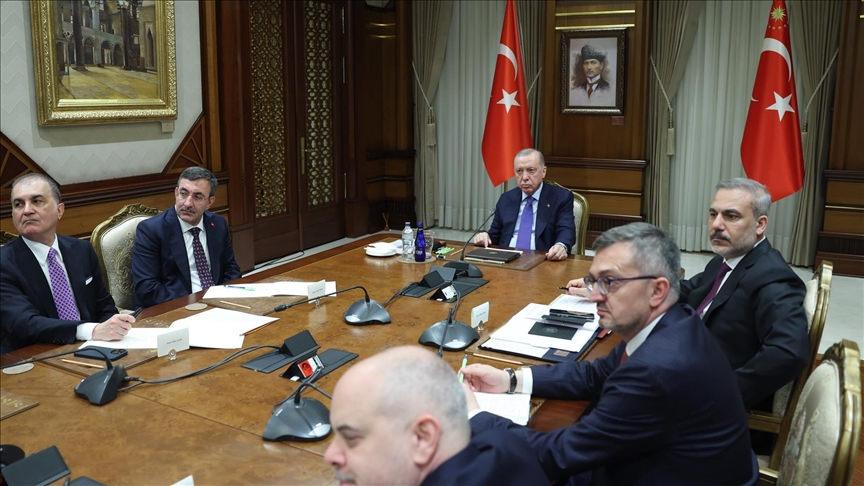 Cumhurbaşkanı Erdoğan'ın Gönüllüler Koalisyonu Liderler Zirvesi'ne katıldığı anlar